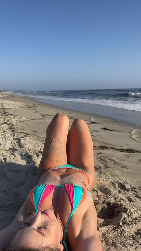 Marie Rose bikini sucking on the beach 1 DOA Full POV on Patreon Fantasyking3_4622e84d