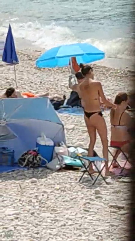 BABYGIRL SUCKING DADDY BIG COCK IN THE TENT ON THE BEACH_2c7e4797