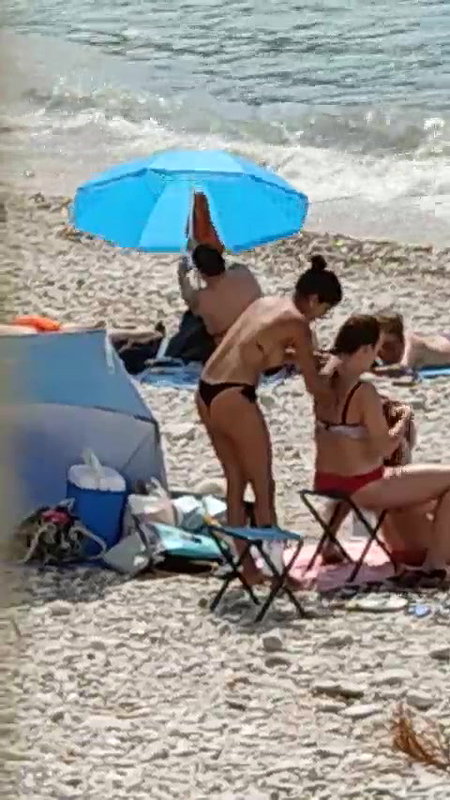 BABYGIRL SUCKING DADDY BIG COCK IN THE TENT ON THE BEACH_2c7e4797