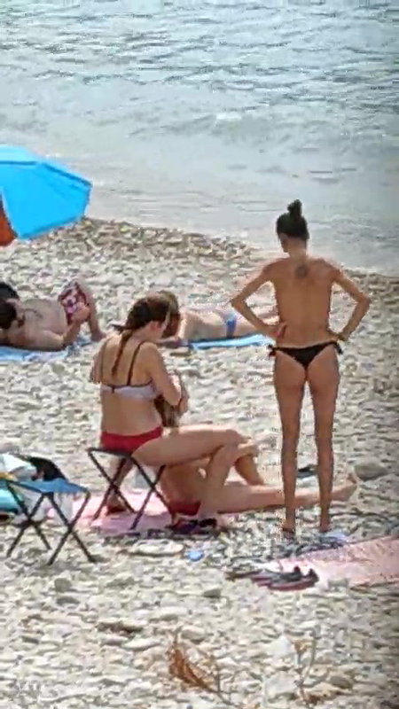 BABYGIRL SUCKING DADDY BIG COCK IN THE TENT ON THE BEACH_2c7e4797