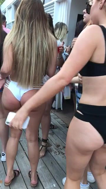 Brazilian married brunette girl in bikini micro on the beach filmed by her husband_2d85b0e7