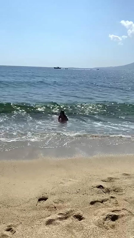 Beauty blonde Topless on the Beach_5552bdce