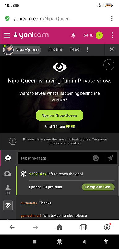 Nipa-Queen 7 spy boobs and ass hole compilation