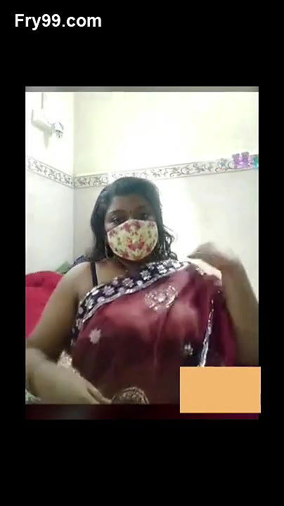 Big boobs bhabi live on can with saree