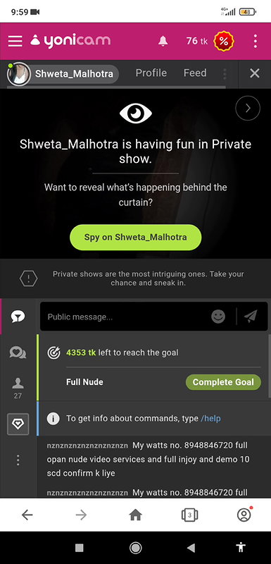 Zareena-jaan 5 spy boobs