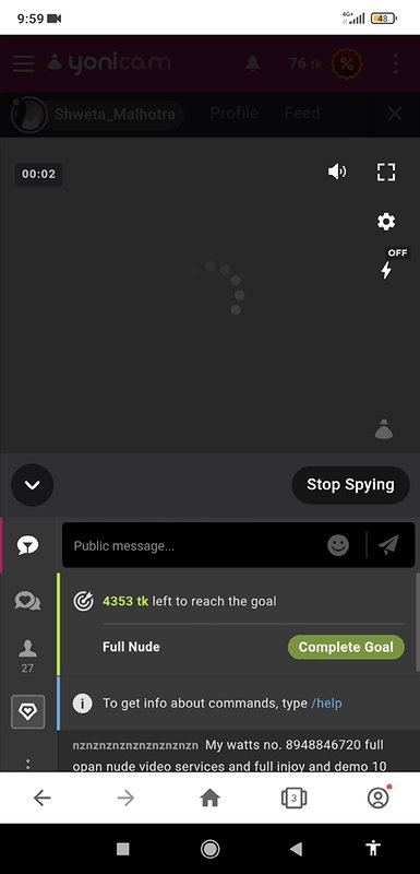 Zareena-jaan 5 spy boobs