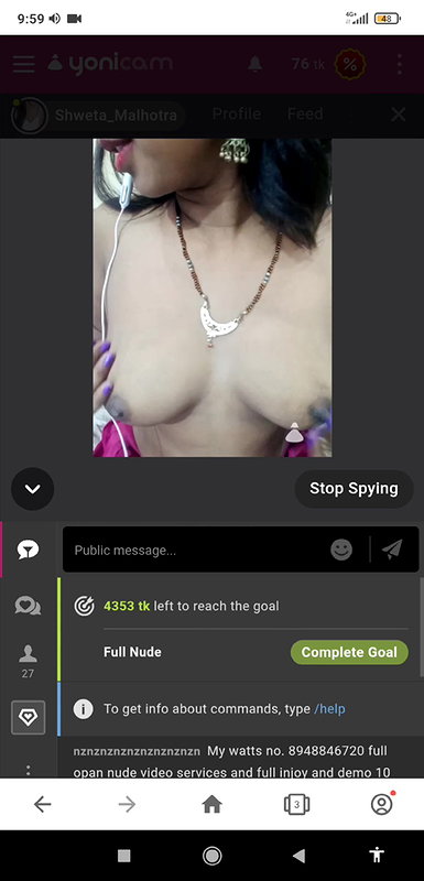 Zareena-jaan 5 spy boobs