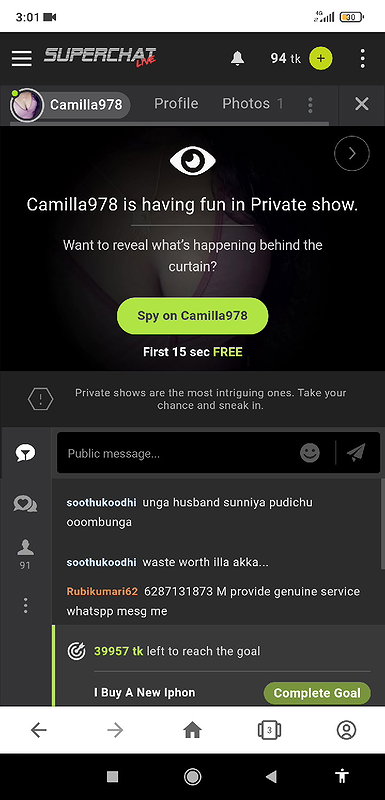 Camilla978 1 spy boobs show compilation