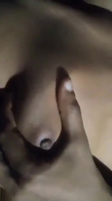 Horny Girl Boob Pressing