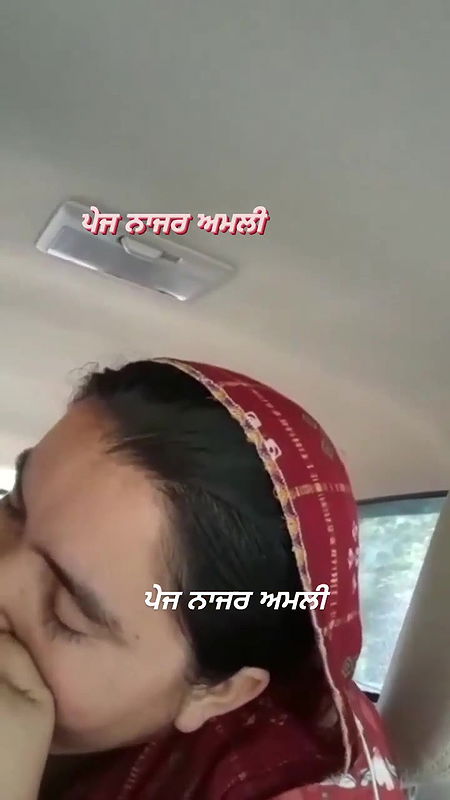 Sardarji having inside car