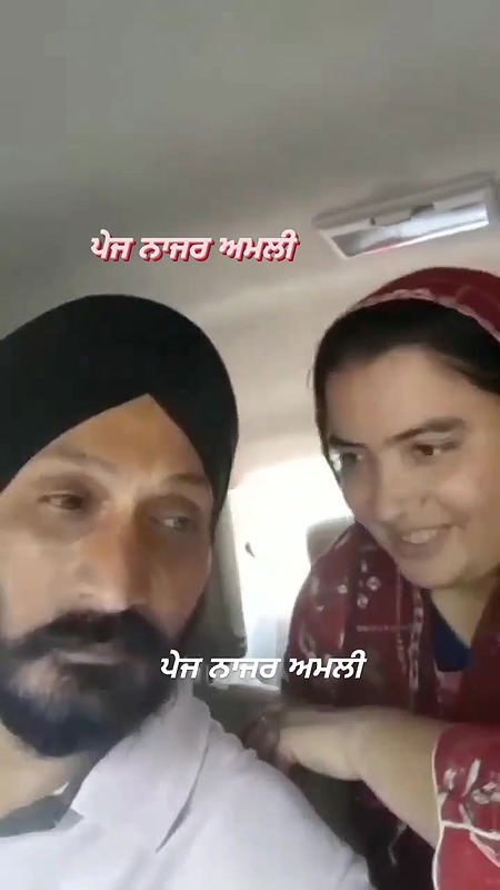 Sardarji having inside car
