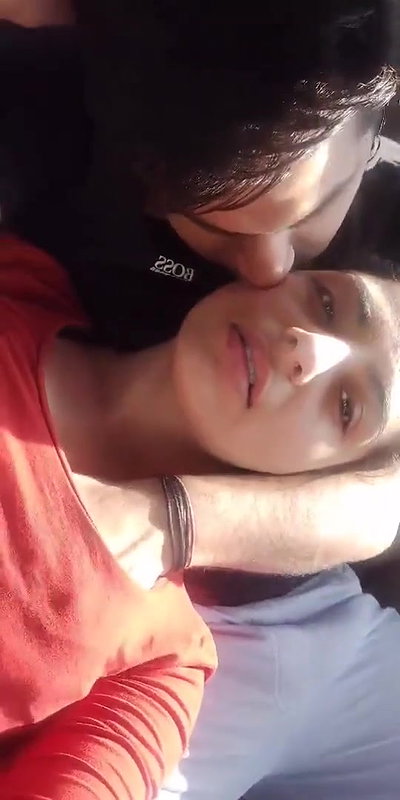 Cute Couple Enjoying in Car
