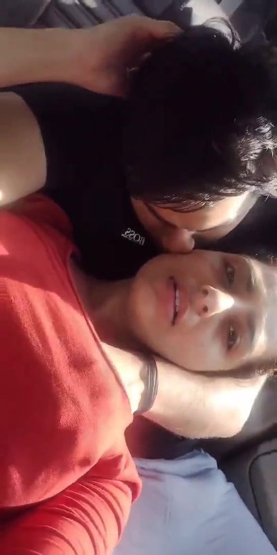 Cute Couple Enjoying in Car