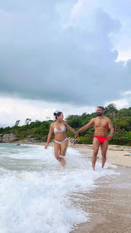 Pooja Ramachandran in bikini two piece hot