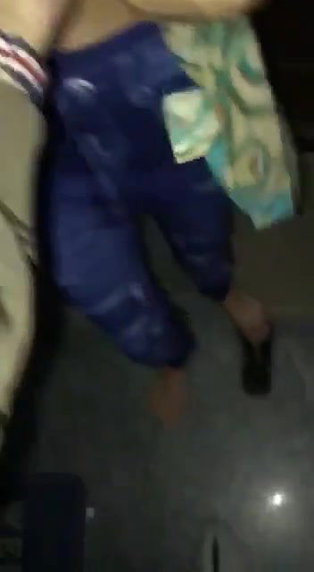 Gf boobs press hard by lover