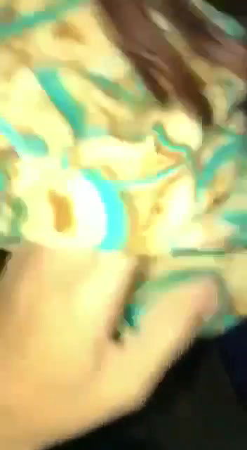 Gf boobs press hard by lover