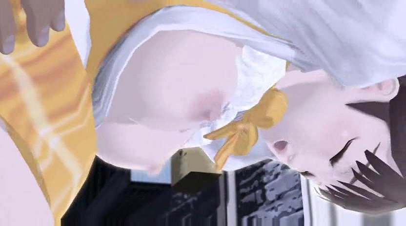 3D 8783 A Waitress of the Family Restaurant in the Backstreet