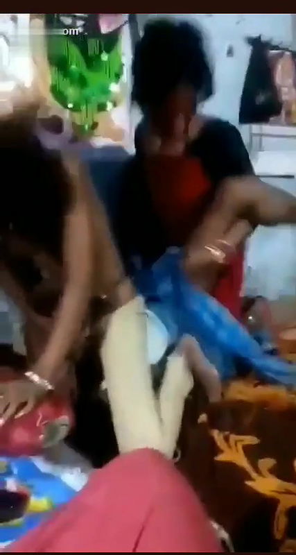 Desi Hijras Playing witth Old Man