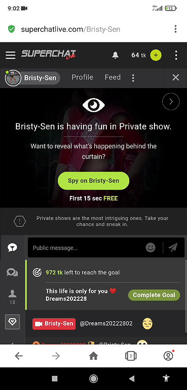 Bristy-Sen 2 spy ass hole and pussy hole show