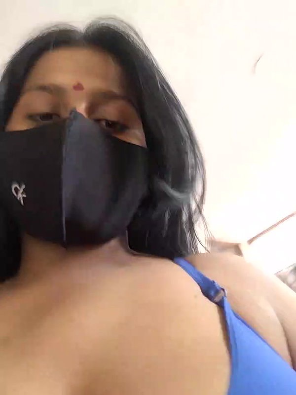 Kanchan05 1 hot stripping in blue lingerie