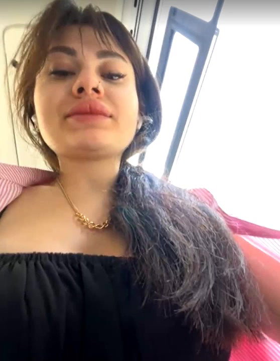 Wet__Bunny 5 boobs and pussy show in public bus