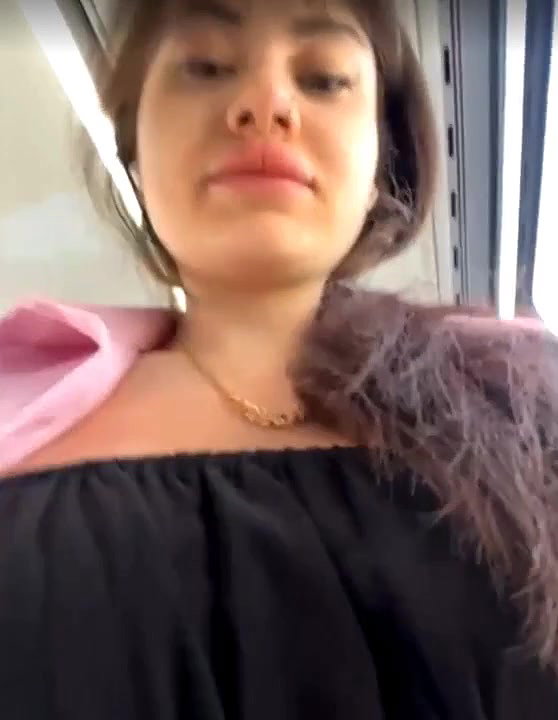 Wet__Bunny 5 boobs and pussy show in public bus