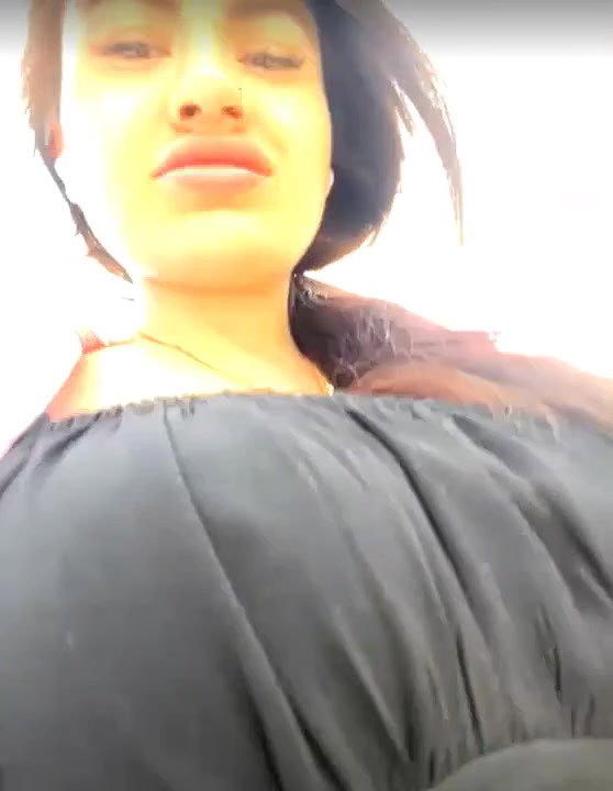 Wet__Bunny 5 boobs and pussy show in public bus