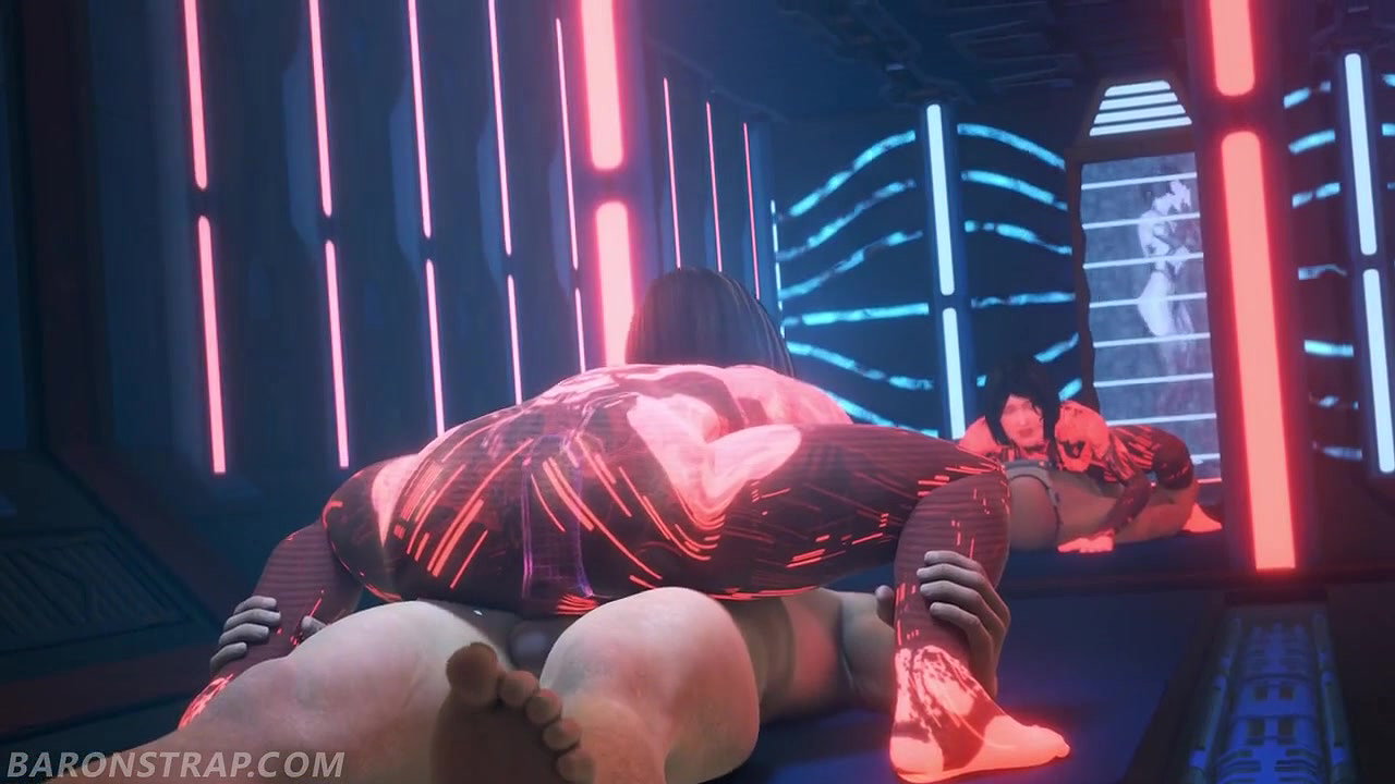 Cortana BaronStrap Halo Animated Hentai 3D CGI Video