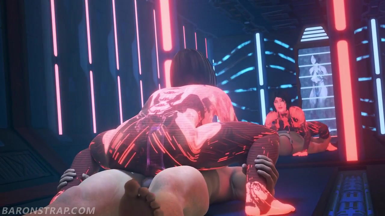 Cortana BaronStrap Halo Animated Hentai 3D CGI Video