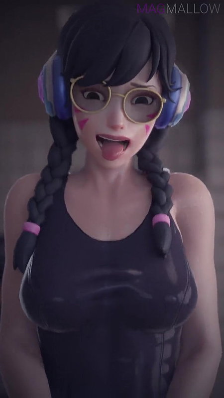 D.Va Magmallow Overwatch Animated Hentai 3D CGI Video