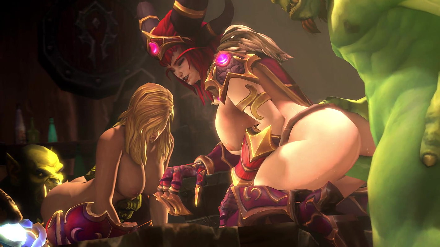 Jaina And Alexstrasza Ambrosine Warcraft Animated Hentai 3 D CGI Video
