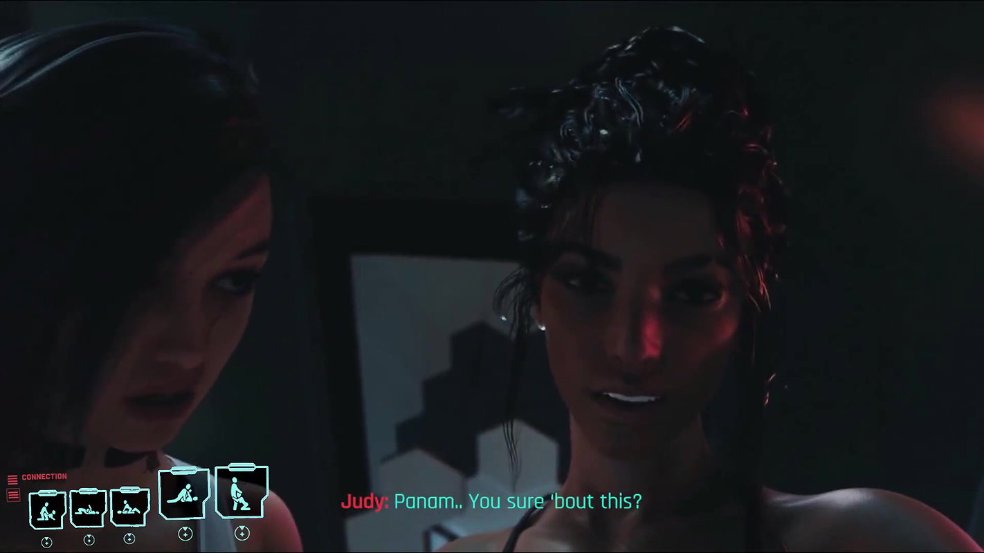 Judy Alvarez and Panam Palmer xMod Cyberpunk 2077 Animated Hentai 3D CGI Video