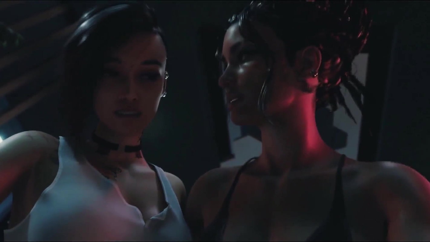 Judy Alvarez and Panam Palmer xMod Cyberpunk 2077 Animated Hentai 3D CGI Video