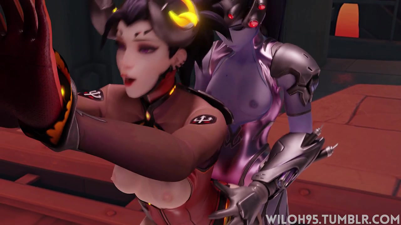 Mercy And Widowmaker Wiloh 95 Overwatch Animated Hentai 3 D CGI Video