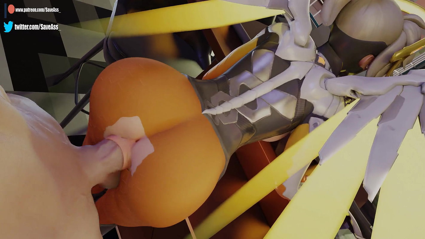 Mercy Saveass Overwatch Animated Hentai 3 D CGI Video 1