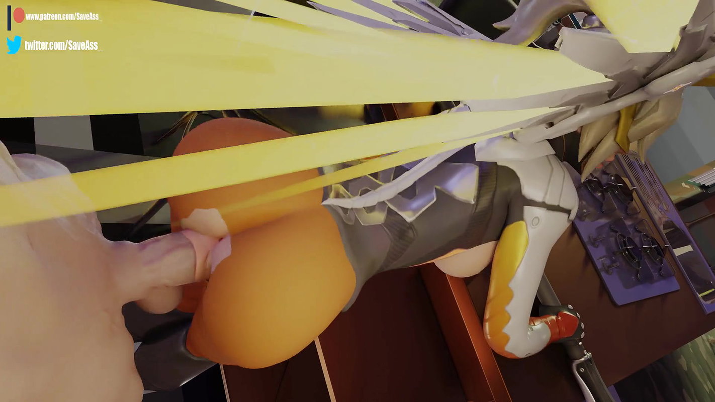 Mercy Saveass Overwatch Animated Hentai 3 D CGI Video 1