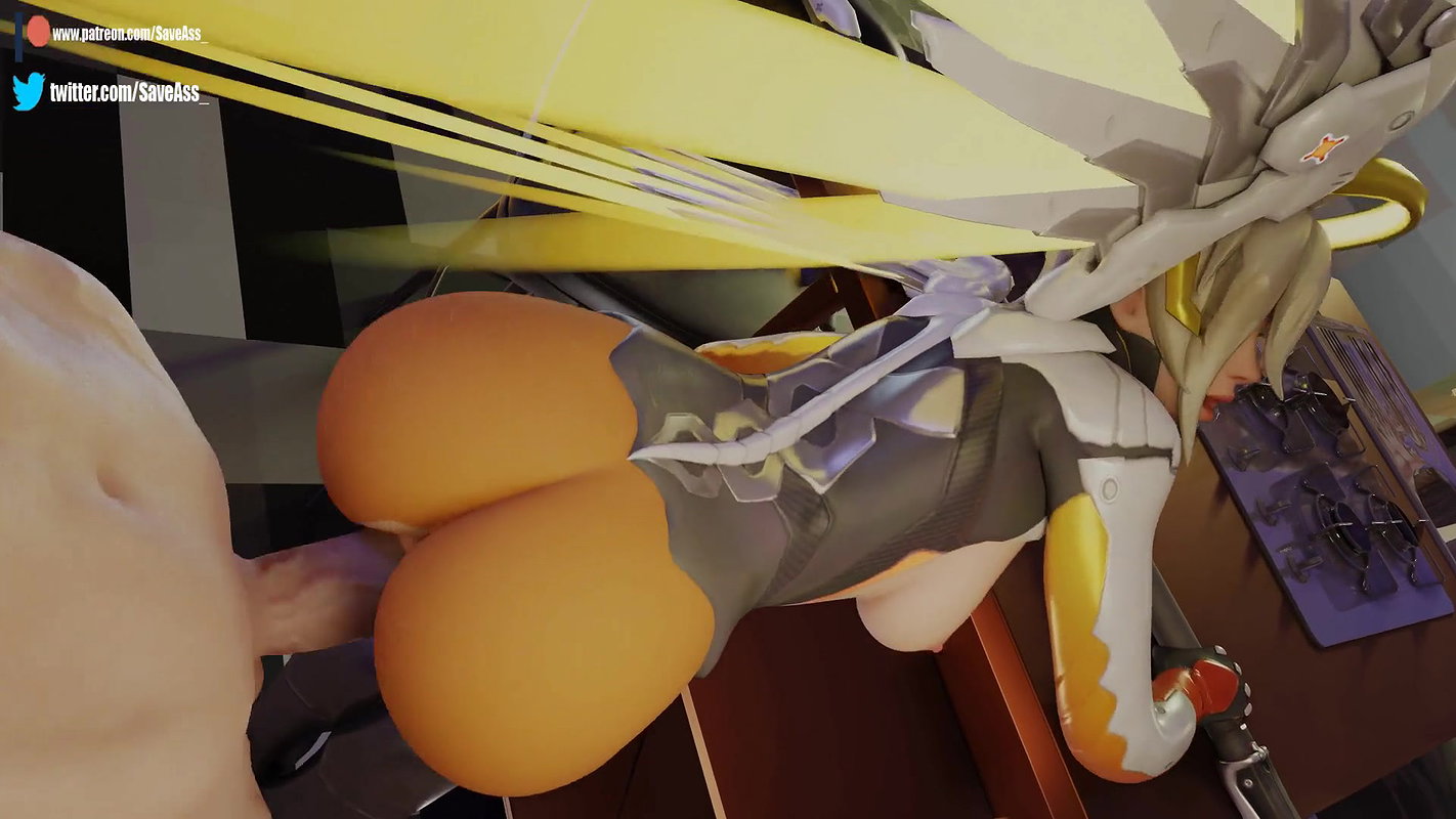 Mercy Saveass Overwatch Animated Hentai 3 D CGI Video 1
