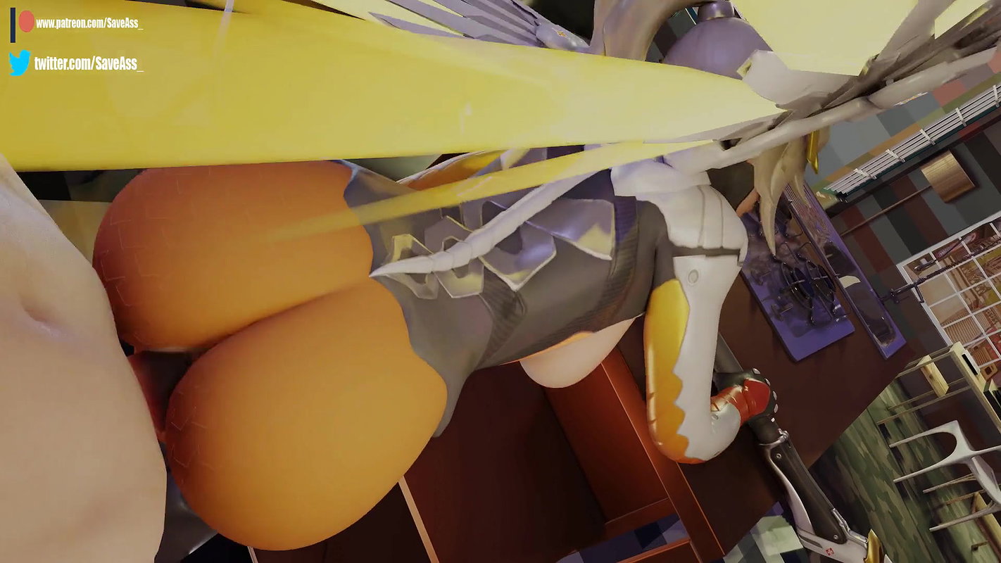 Mercy Saveass Overwatch Animated Hentai 3 D CGI Video 1