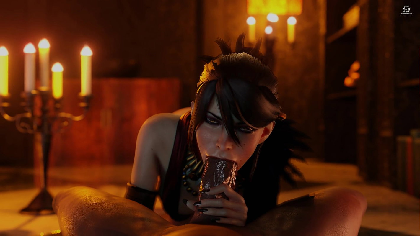 Morrigan Pewposterous Dragon Age Animated Hentai 3 D CGI Video 2