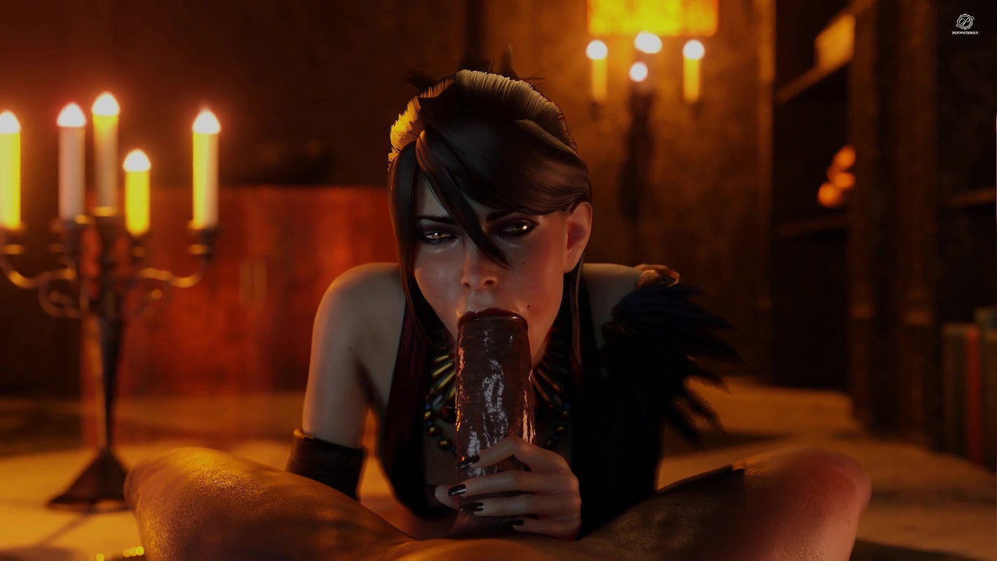 Morrigan Pewposterous Dragon Age Animated Hentai 3 D CGI Video 2