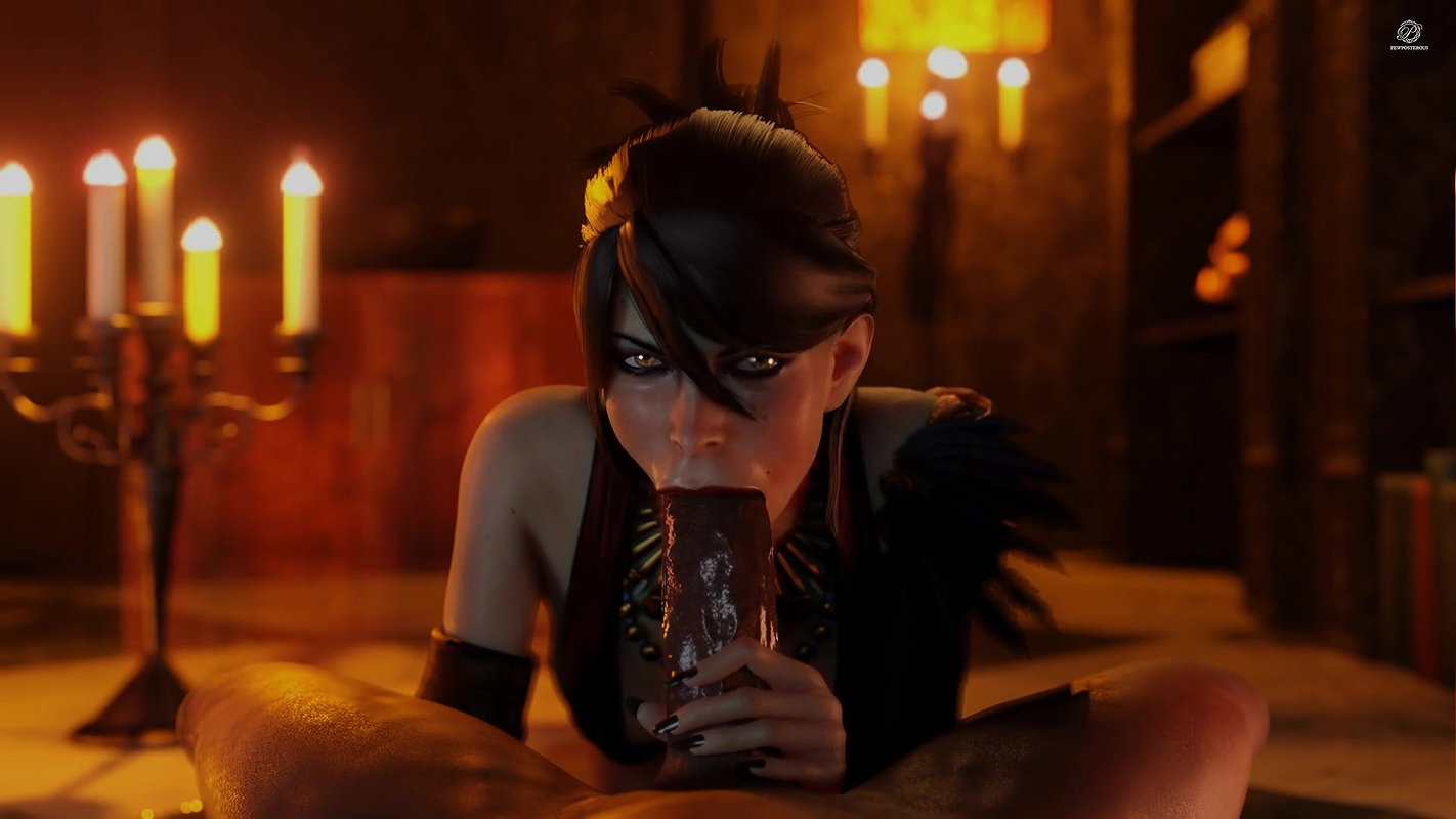 Morrigan Pewposterous Dragon Age Animated Hentai 3 D CGI Video 2