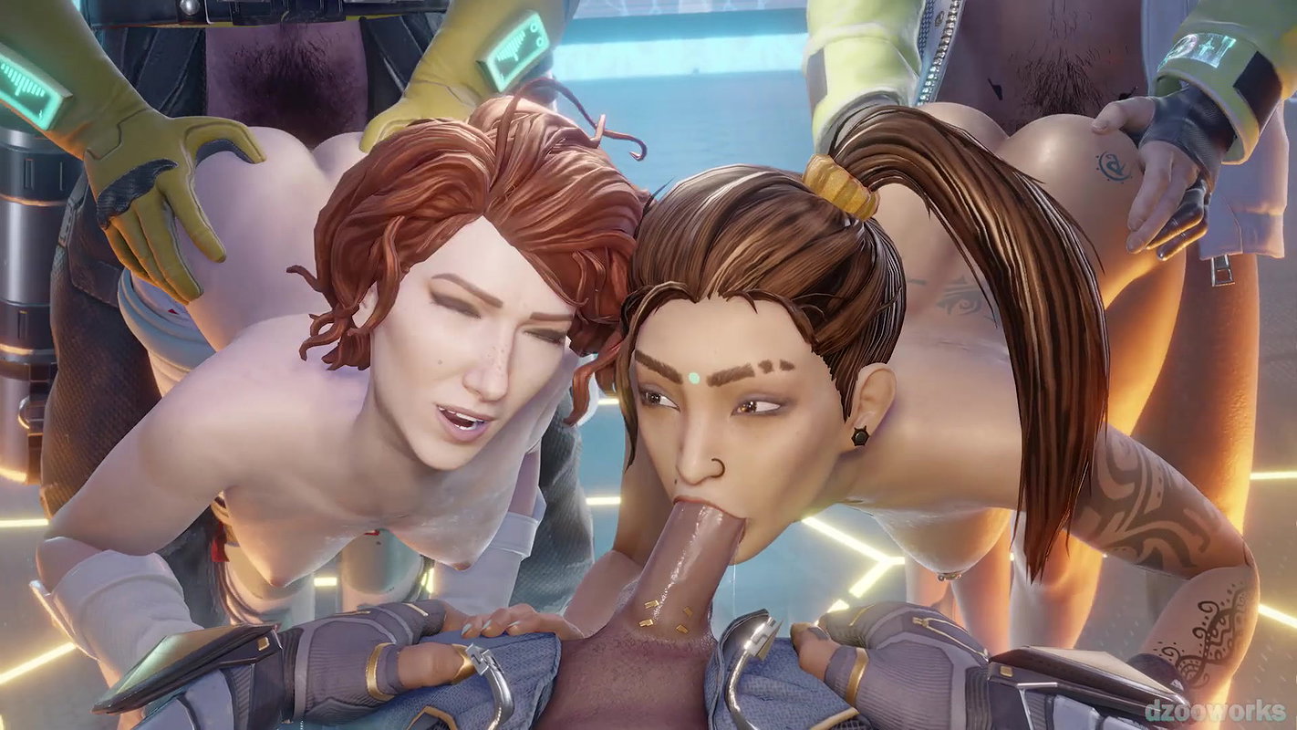 Rampart Horizon Caustic Crypto And Seer Dzooworks Apex Legends Animated Hentai 3 D CGI Video