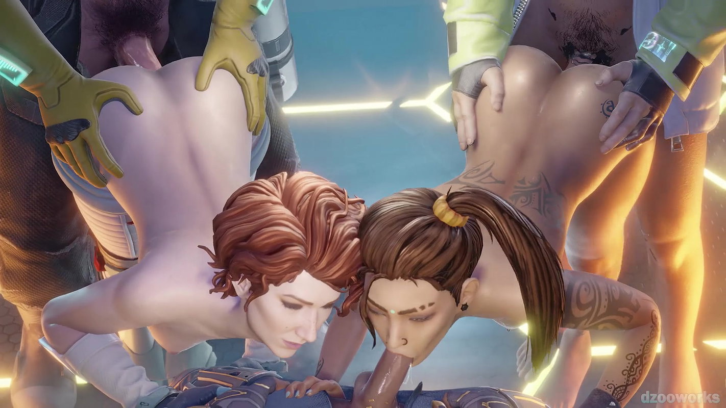 Rampart Horizon Caustic Crypto And Seer Dzooworks Apex Legends Animated Hentai 3 D CGI Video