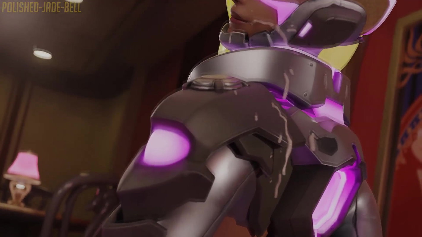 Sombra Polished Jade Bell Overwatch Animated Hentai 3 D CGI Video