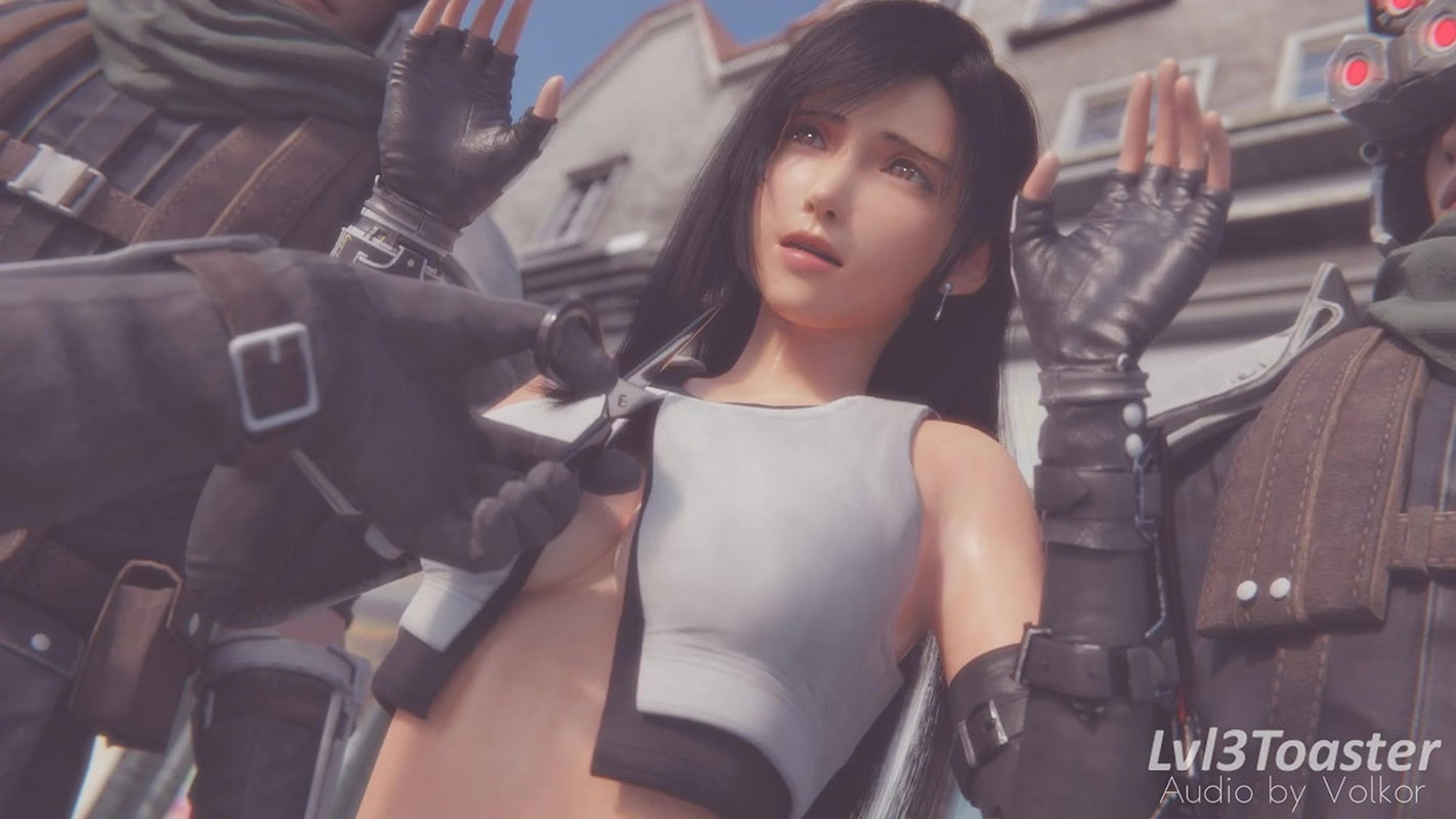 Tifa Lvl 3 Toaster Final Fantasy VII Animated Hentai 3 D CGI Video