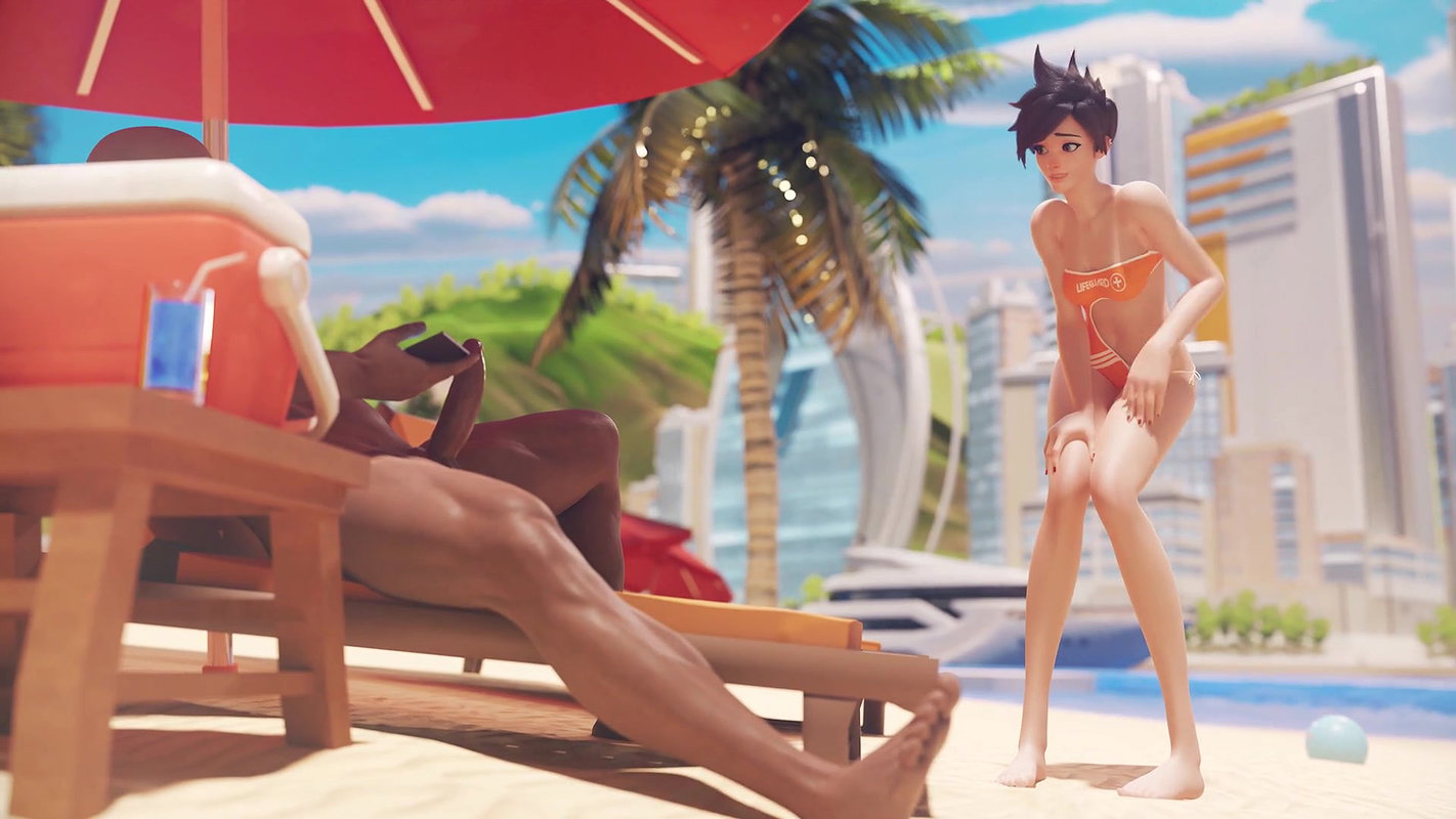 Tracer Kreamu Overwatch Animated Hentai 3D CGI Video