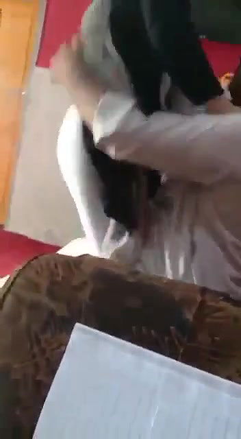 Tharki old man groping Ass of young girl and kissing forcefully