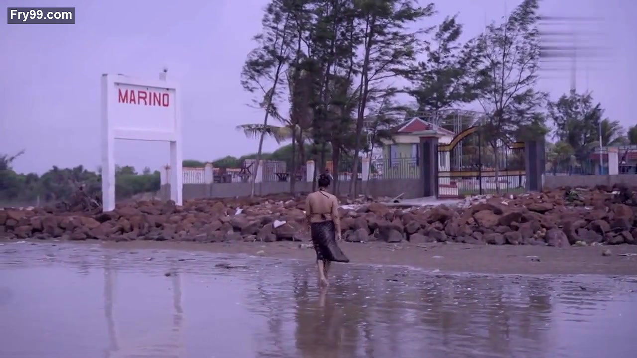 Nila in Hot Bikini Running on Beach and Jiggling Boobs