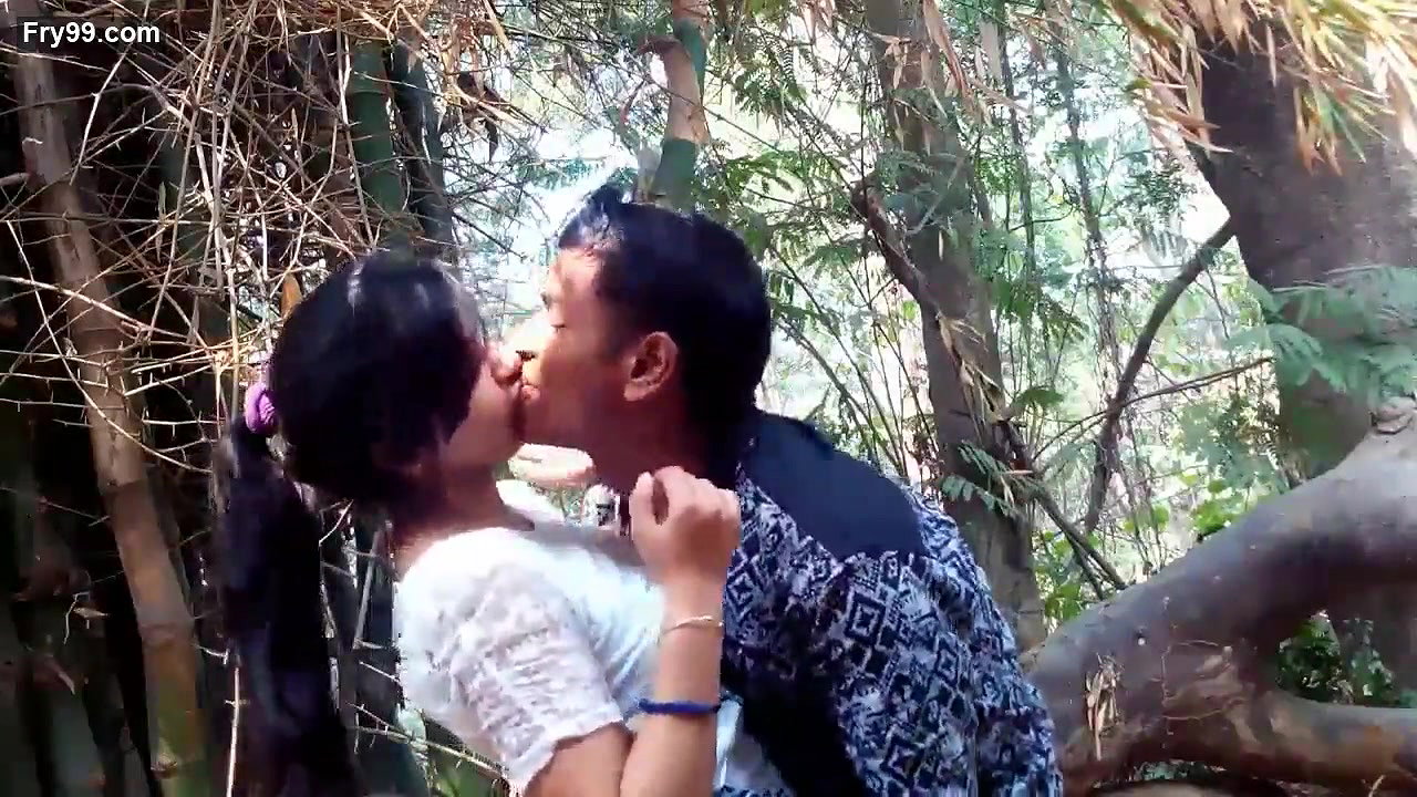 Indian Girl Open Air Romance