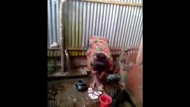 Desi Village Girl Outdoor Shower